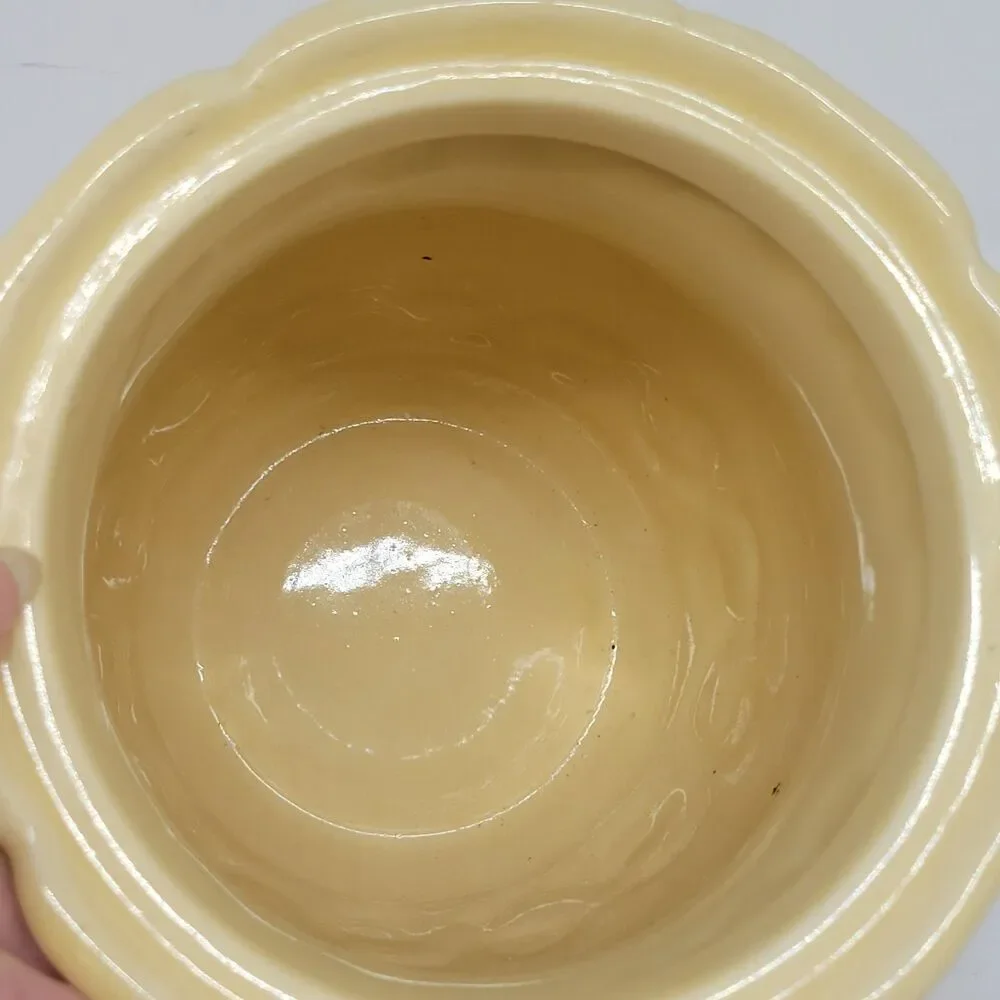 J C Penny Chris Madden Felice Yellow Large Canister 9